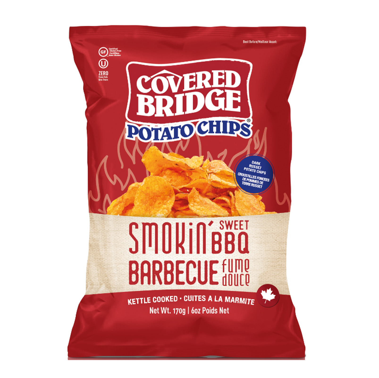 COVERED BRIDGE Bbq Potato Chips