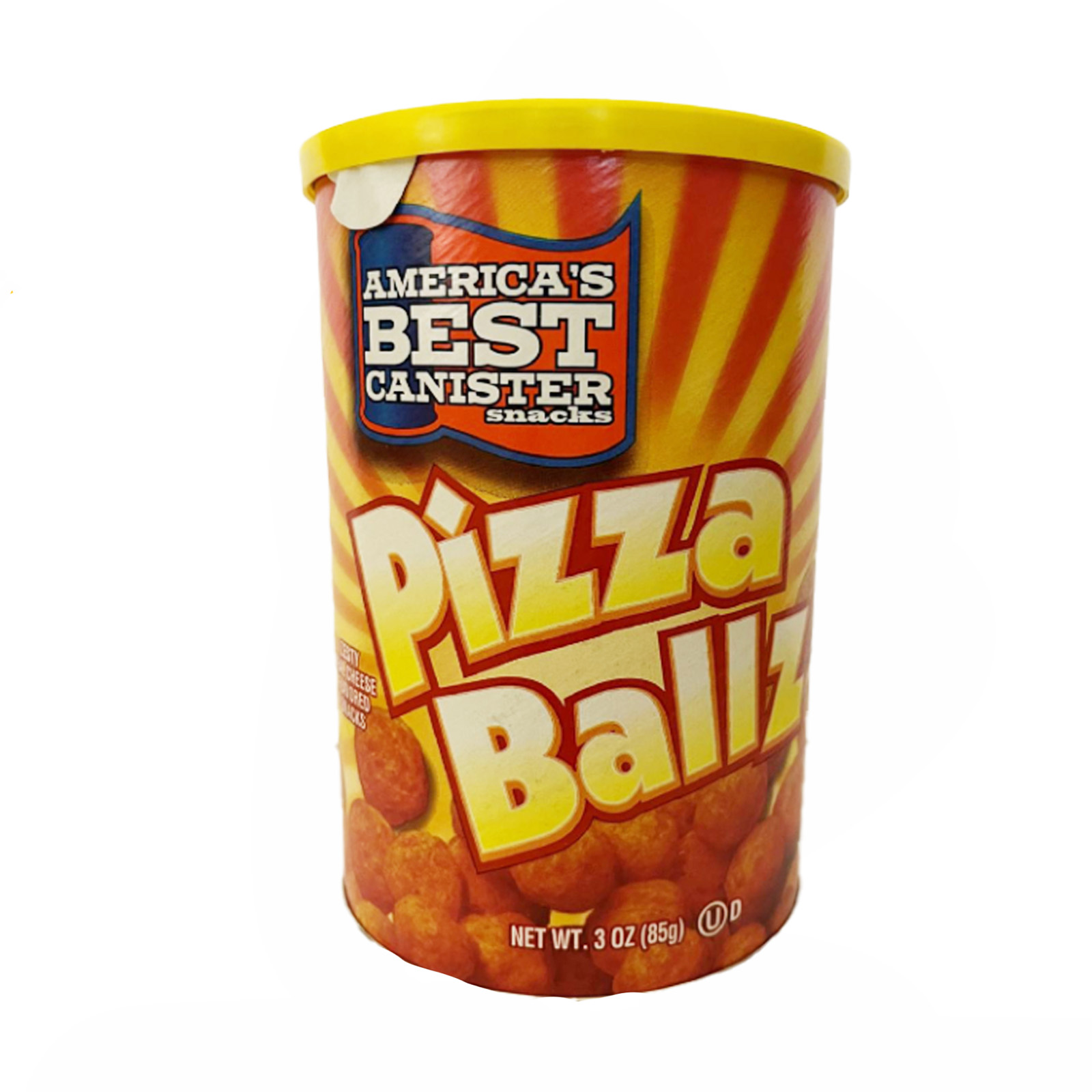 ABC America's Best Canister Pizza Balls Chips 3oz