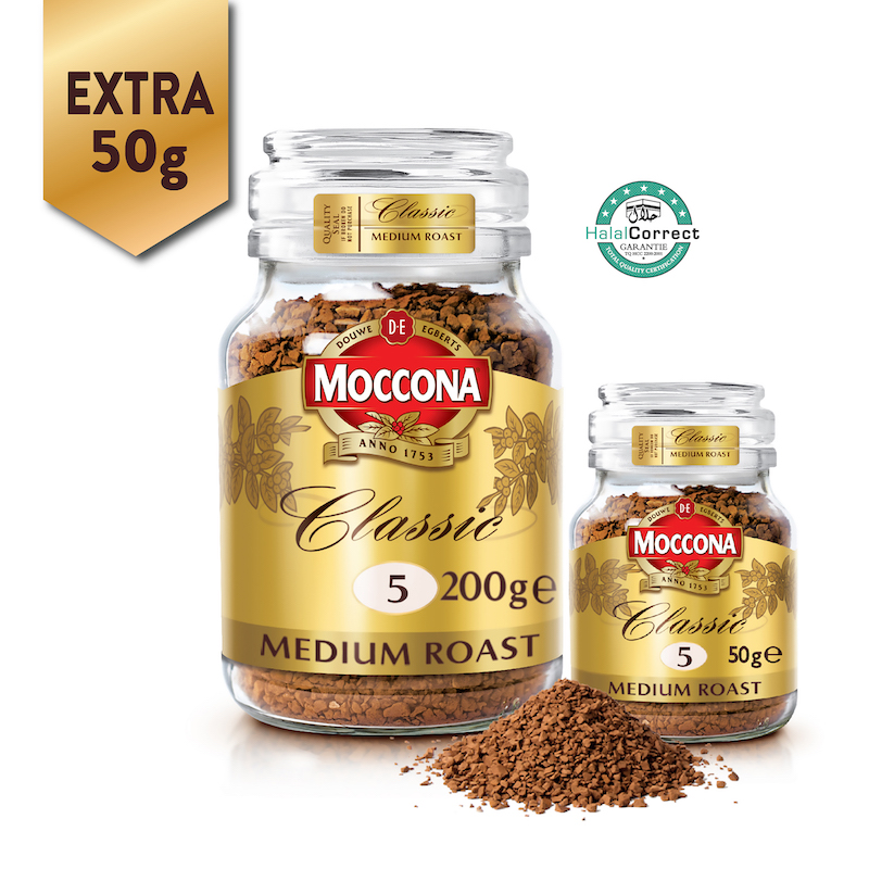 Moccona Classic Medium Roast Jar + Free