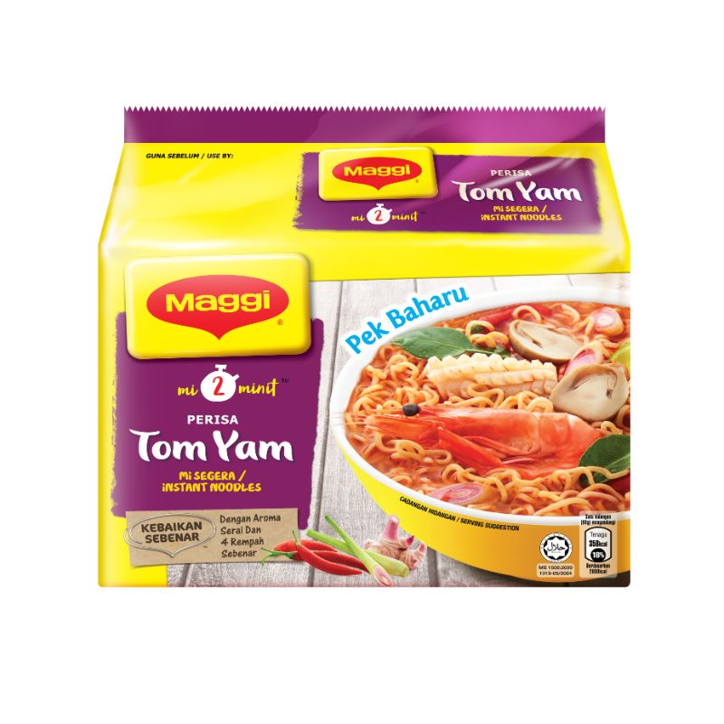 Maggi 2-Minute Tom Yum Instant Noodles