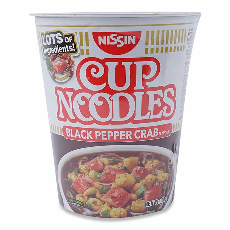 Nissin Black Pepper Crab Instant Noodles Cup