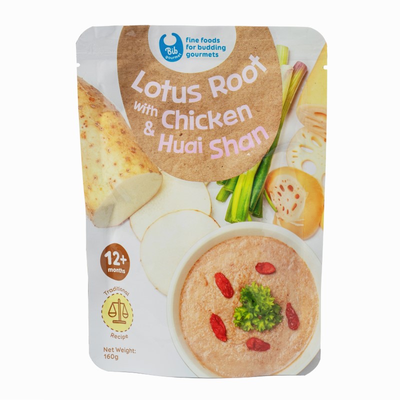 DELICIOUSLY BIB Gourmet 12+ Months Lotus Root Chicken Stew Baby Food