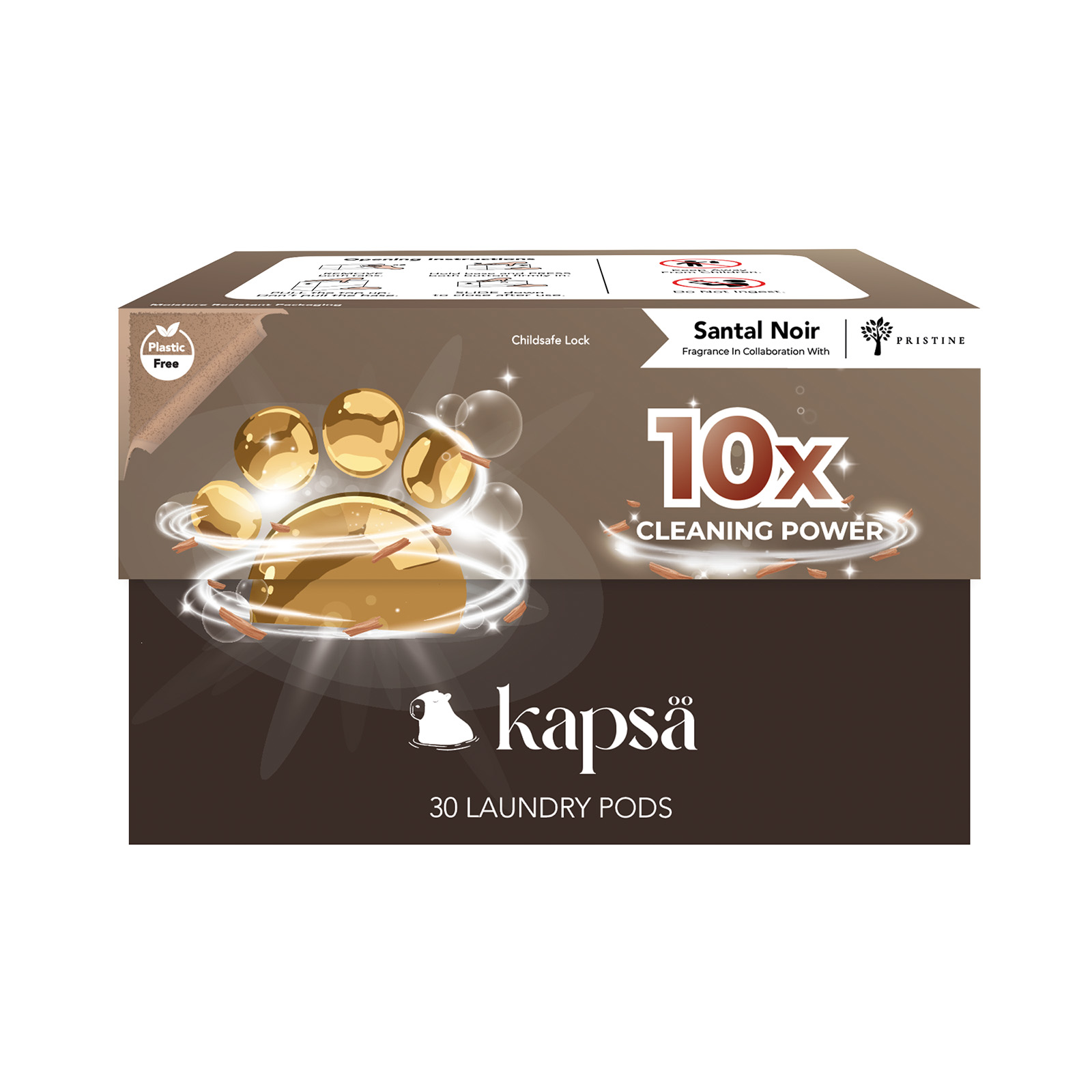 Kapsa Santa Noir Laundry Pods 30s