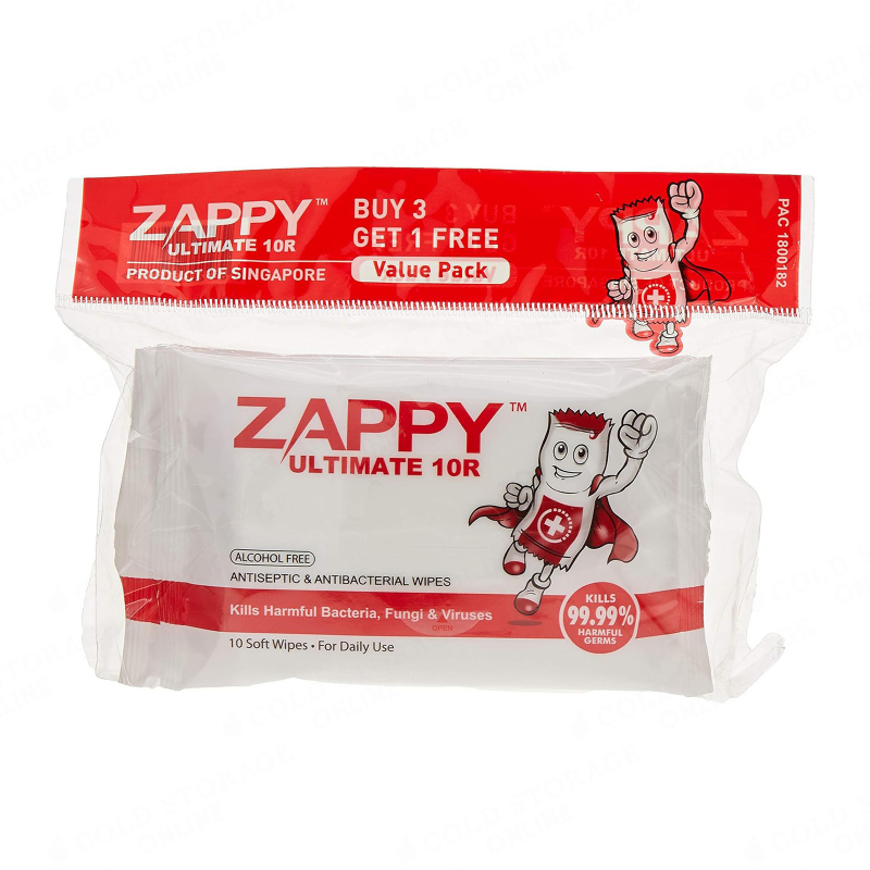 Zappy Ultimate Antiseptic Wet Wipes
