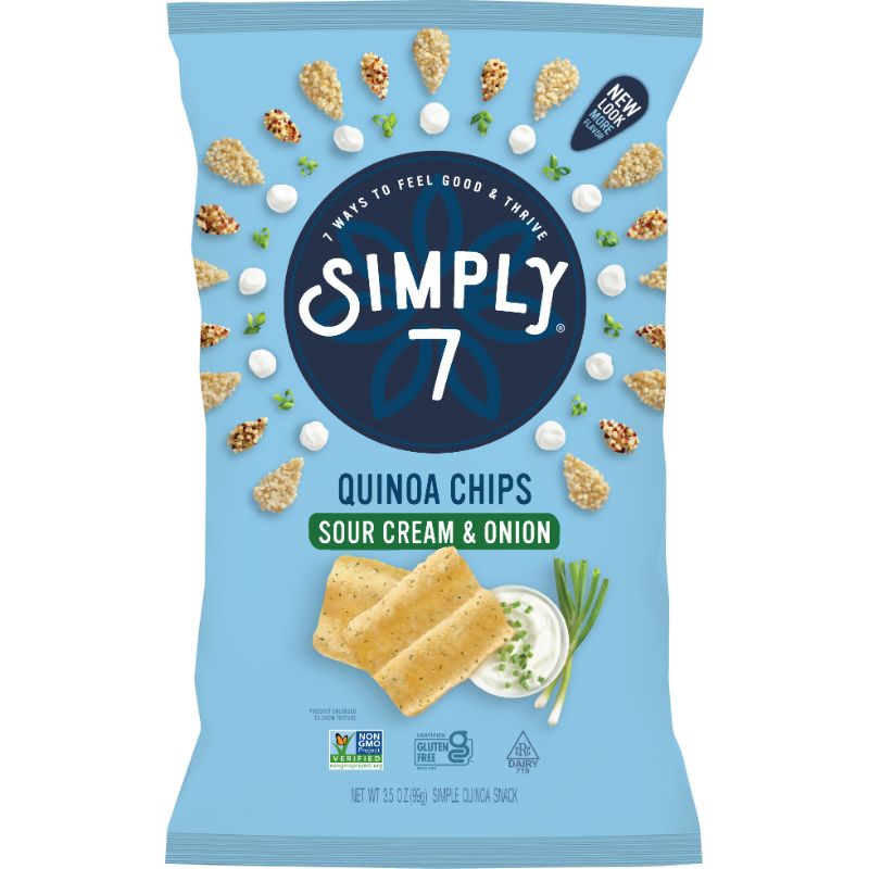 SIMPLY 7 Sour Cream & Onion Quinoa Chips 3.5oz