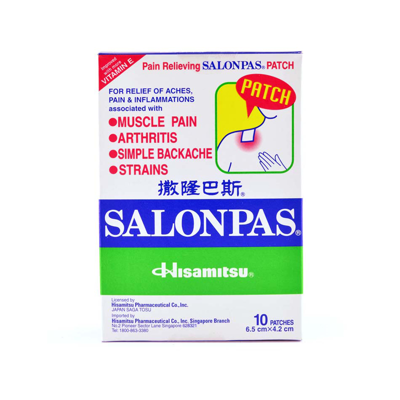 Salonpas Medicated Pain Relief Patch 10s