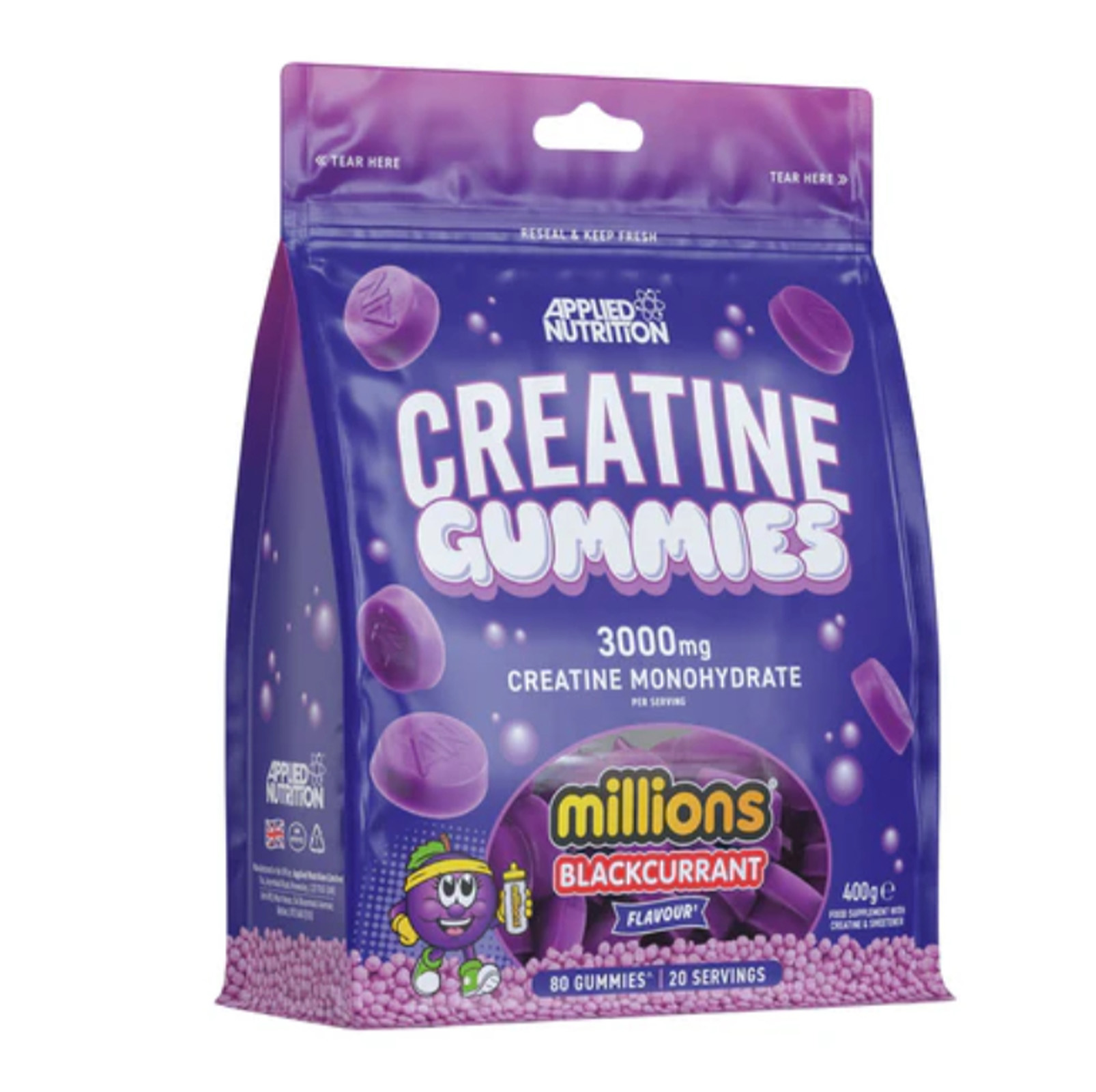 APPLIED NUTRITION Millions Blackcurrant Creatine Gummy Candy