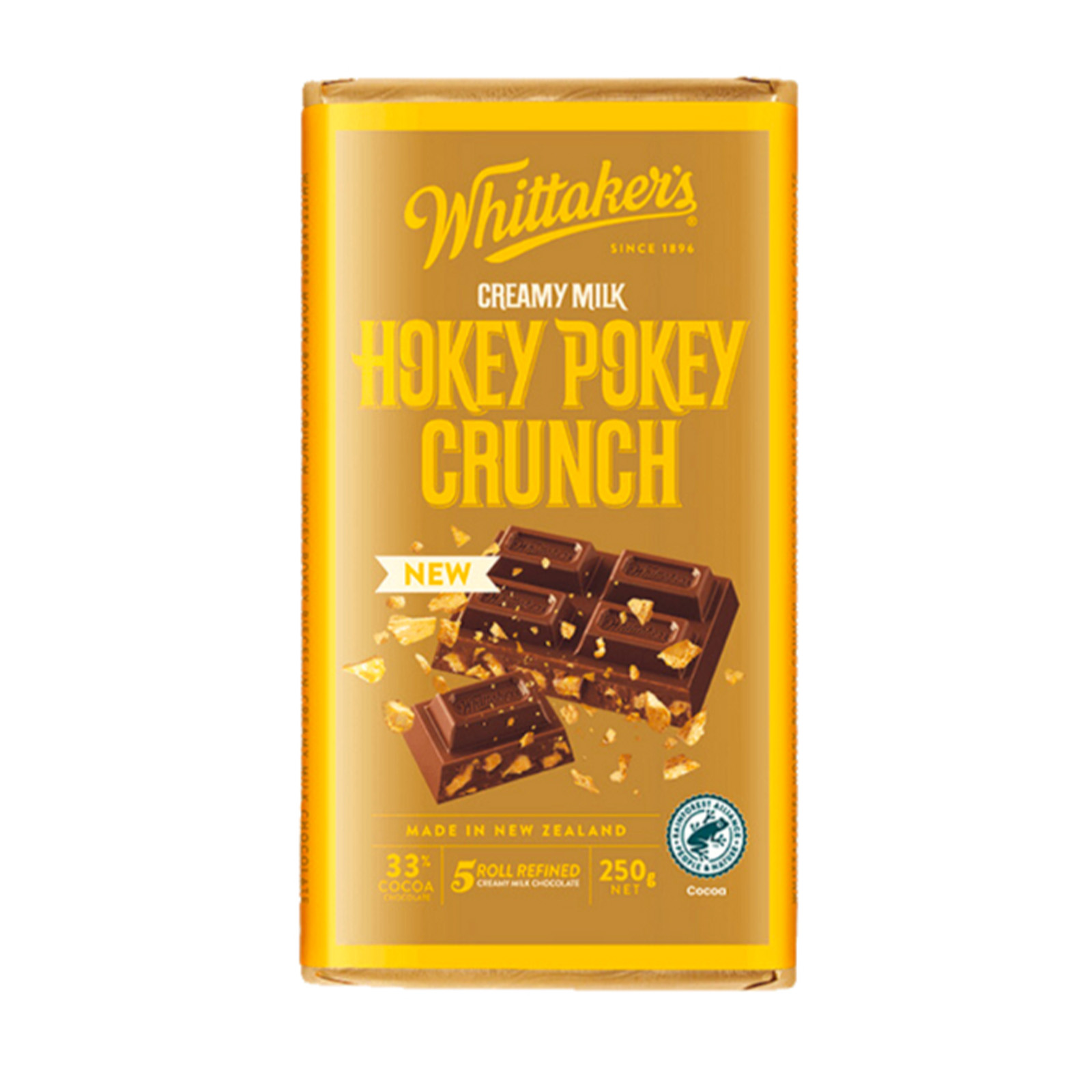Whittaker's Hokey Pokey Crunch Chocolate 250g