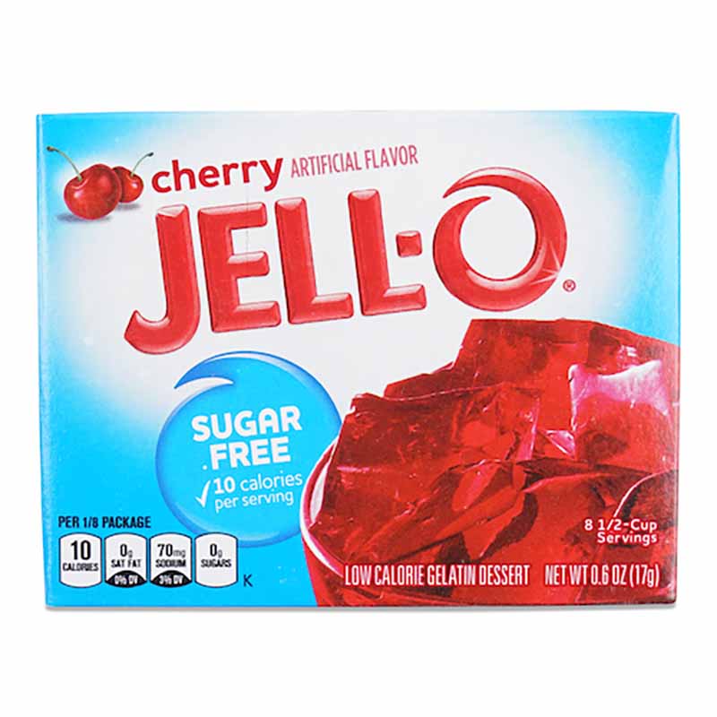 JELL-O Cherry Gelatin Sugar Free
