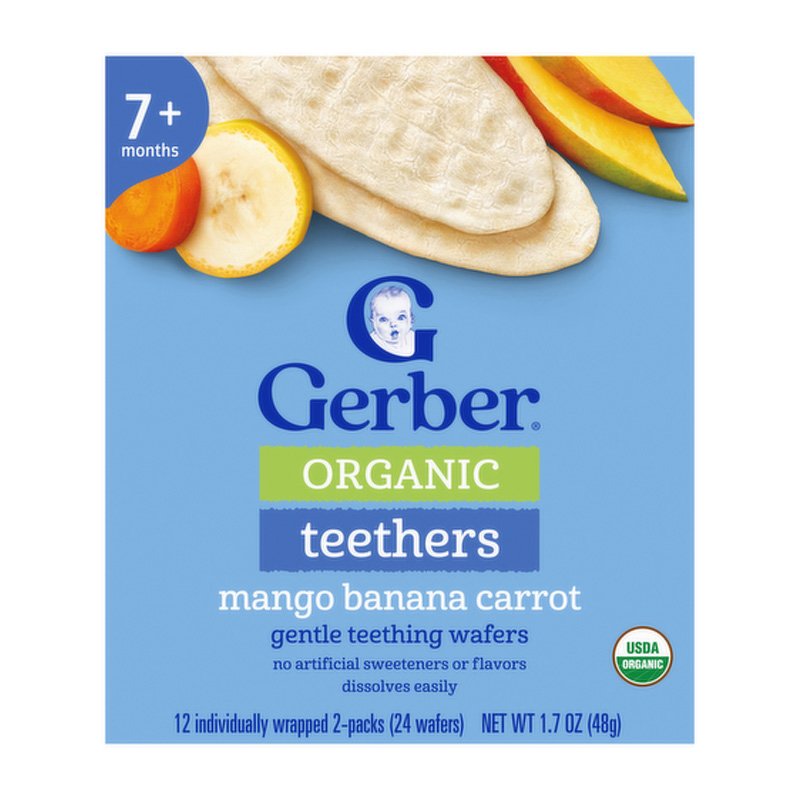 Gerber Organic Mango Banana & Carrot Puffs