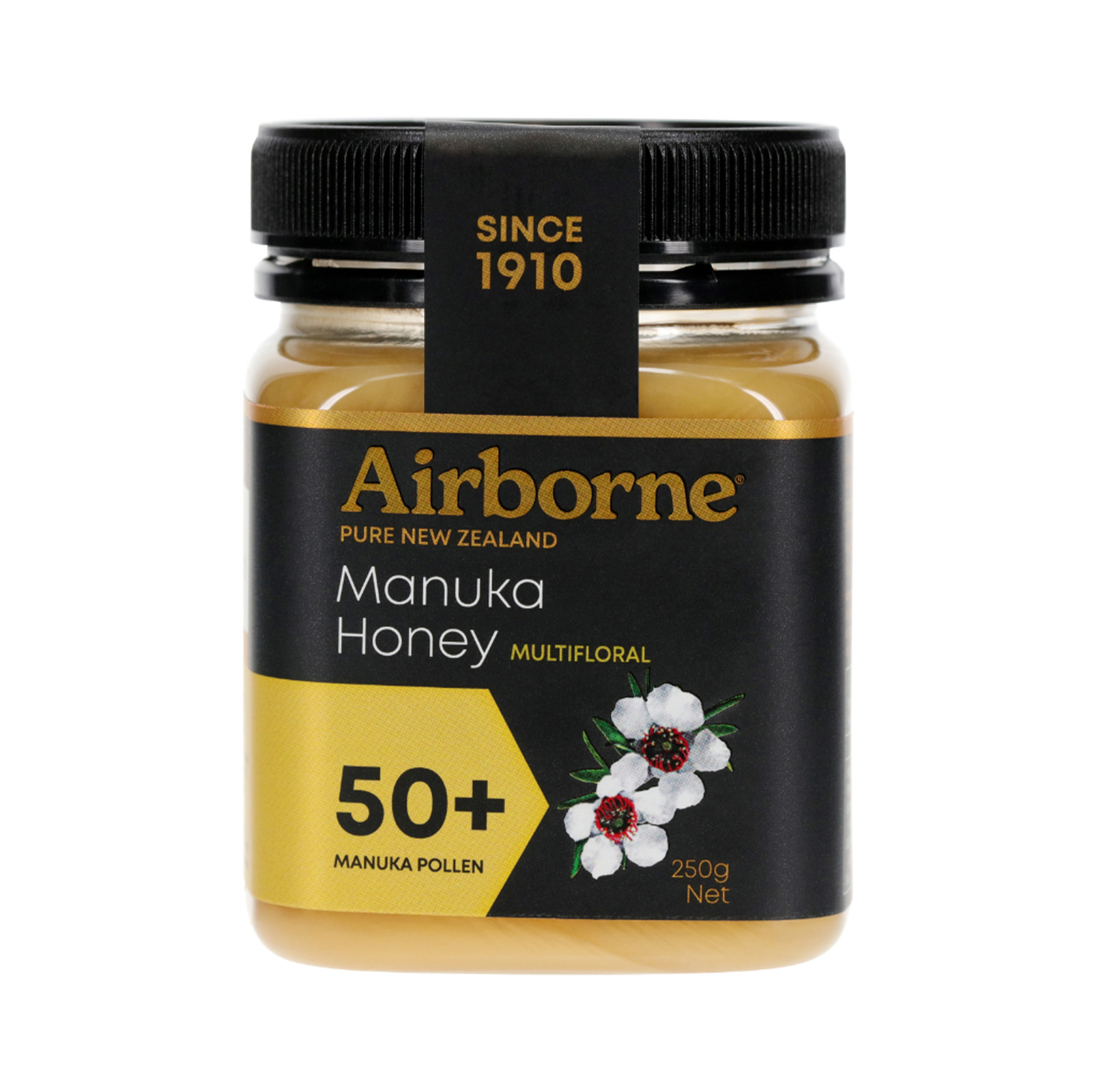AIRBORNE Multifloral Mgo 50+ Manuka Honey