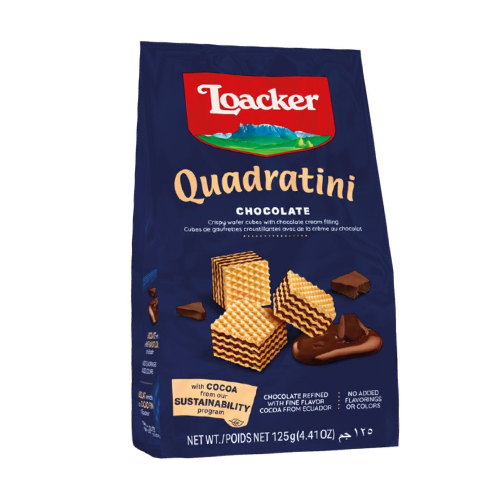 Loacker Quadratini Mini Chocolate Wafers