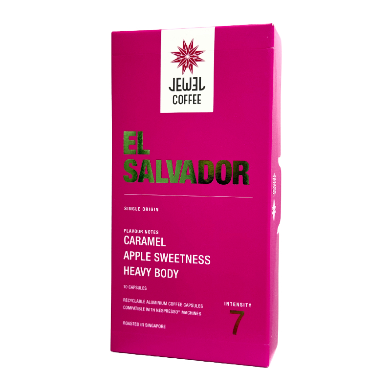 JEWEL COFFEE Salvador Nougat Honey Intensity 7 Coffee Capsules