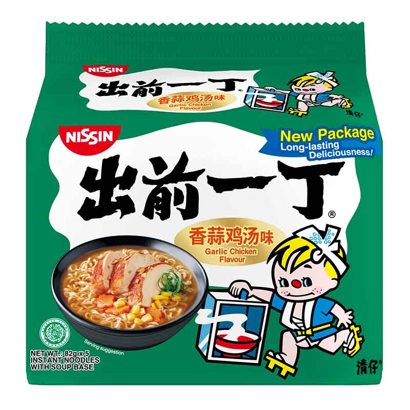 Nissin Chu Qian Yi Ding Garlic Chicken Instant Noodles