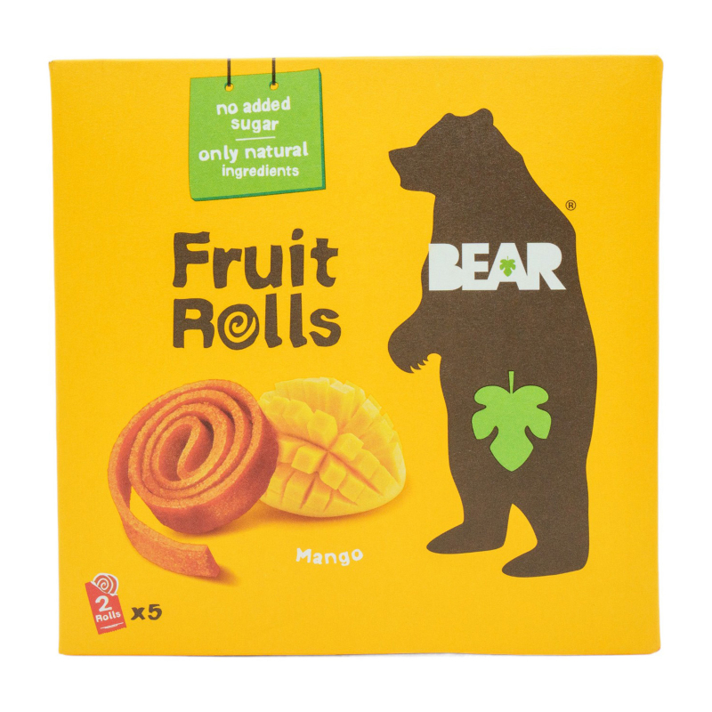 Bear Mango Fruit Rolls Share Pack 5 x 20g