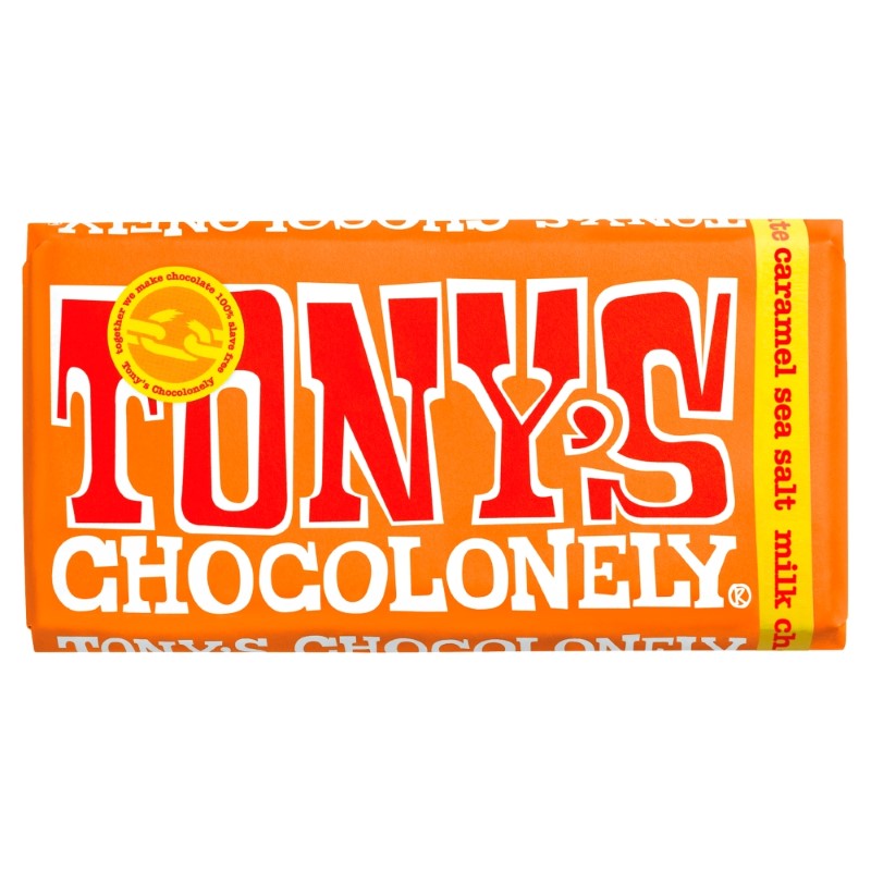 TONYS CHOCOLONELY Tony's Chocolonely Milk Caramel Sea Salt Chocolate