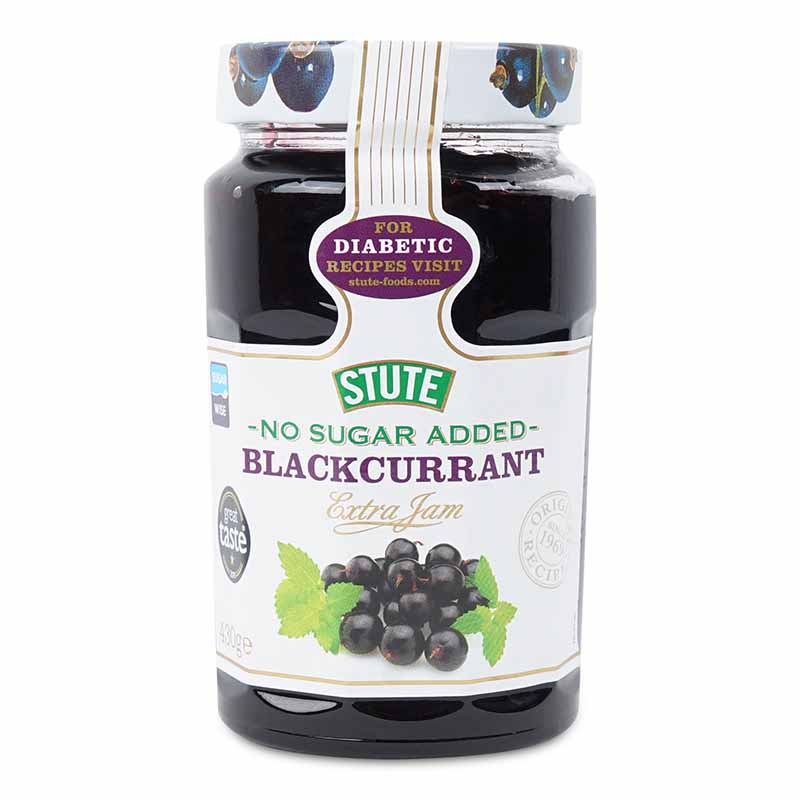 STUTE Diabetic Blackcurrant Jam