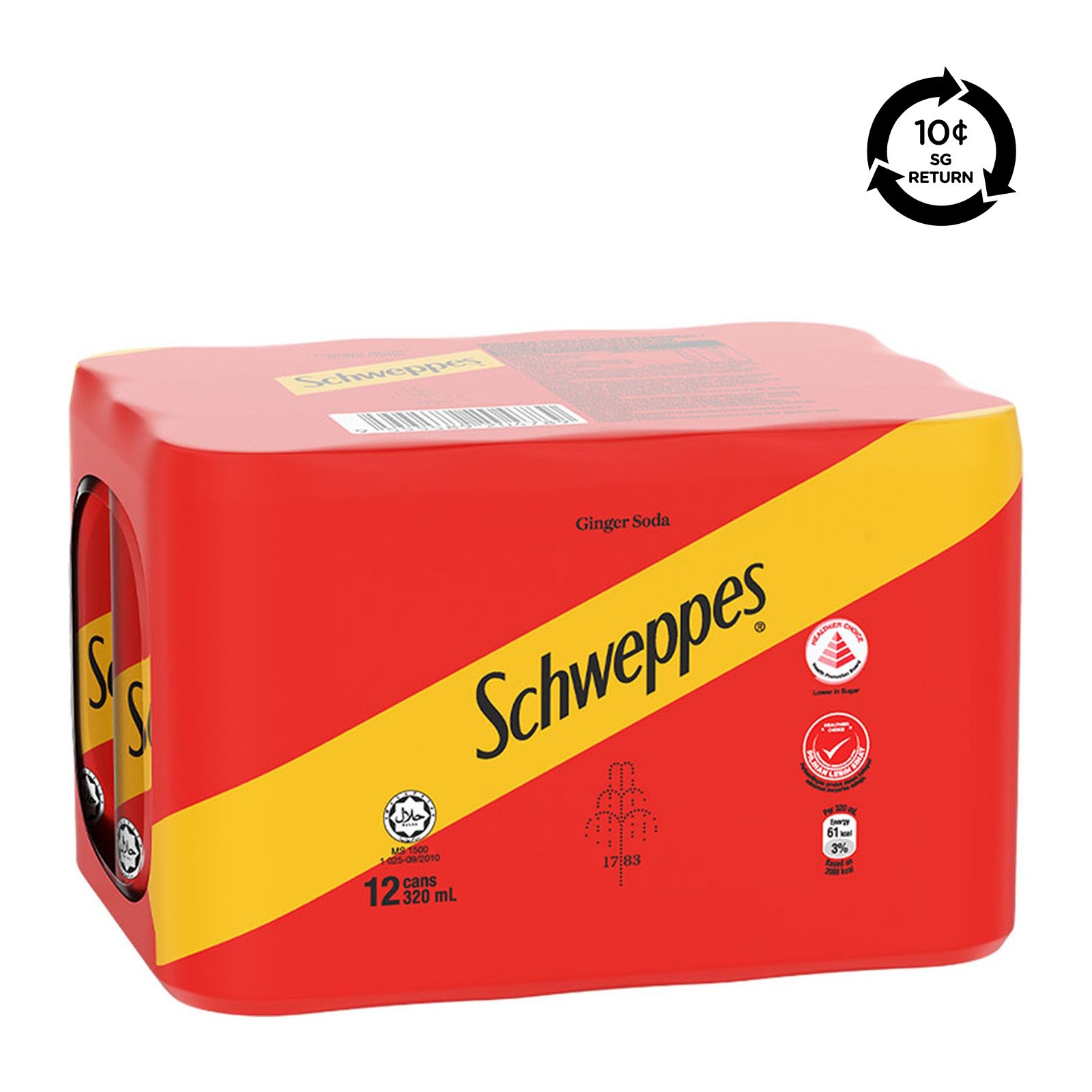 SCHWEPPES Ginger Ale Can