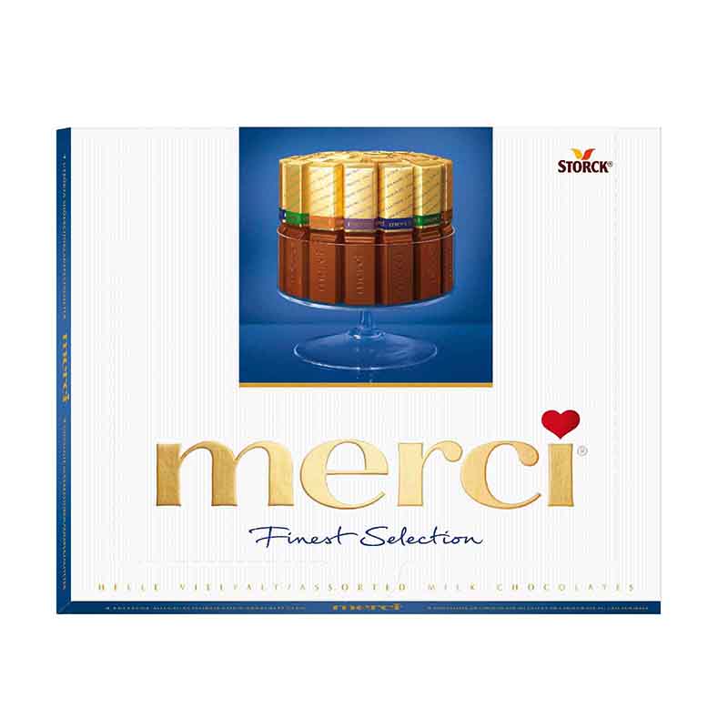 Merci Blue Assorted Chocolate Gift Box