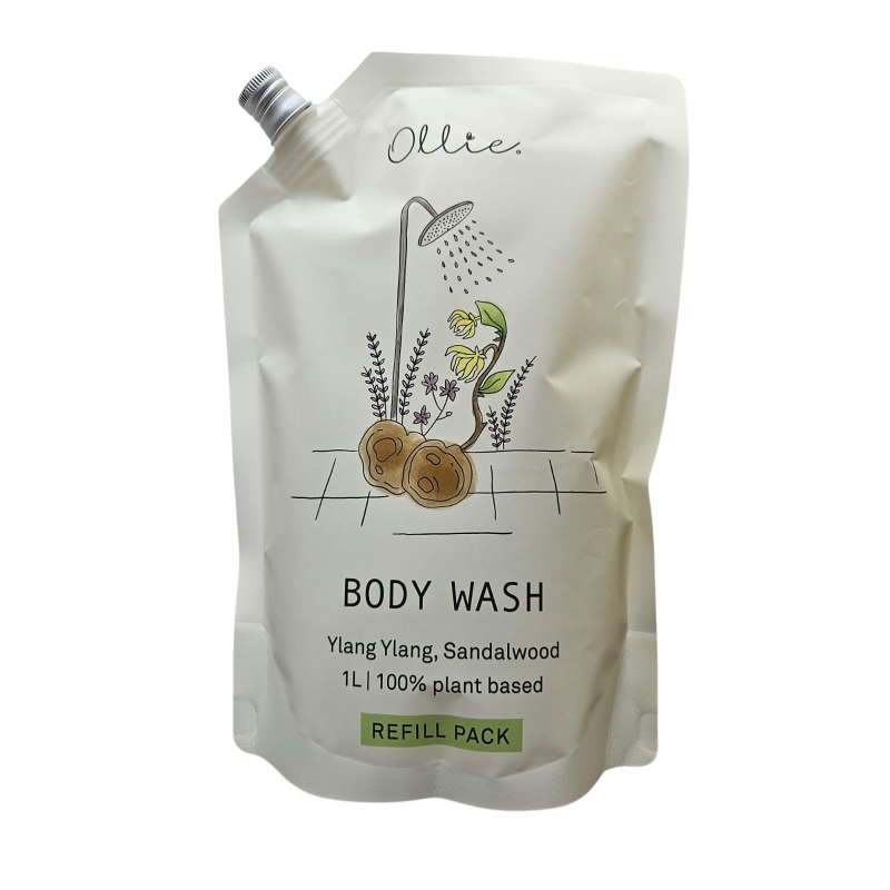 OLLIEYlang Ylang & Sandalwood Body Wash Refill