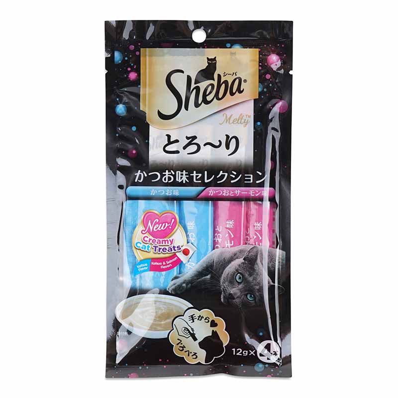 Sheba Melty Katsuo & Salmon Cat Treats