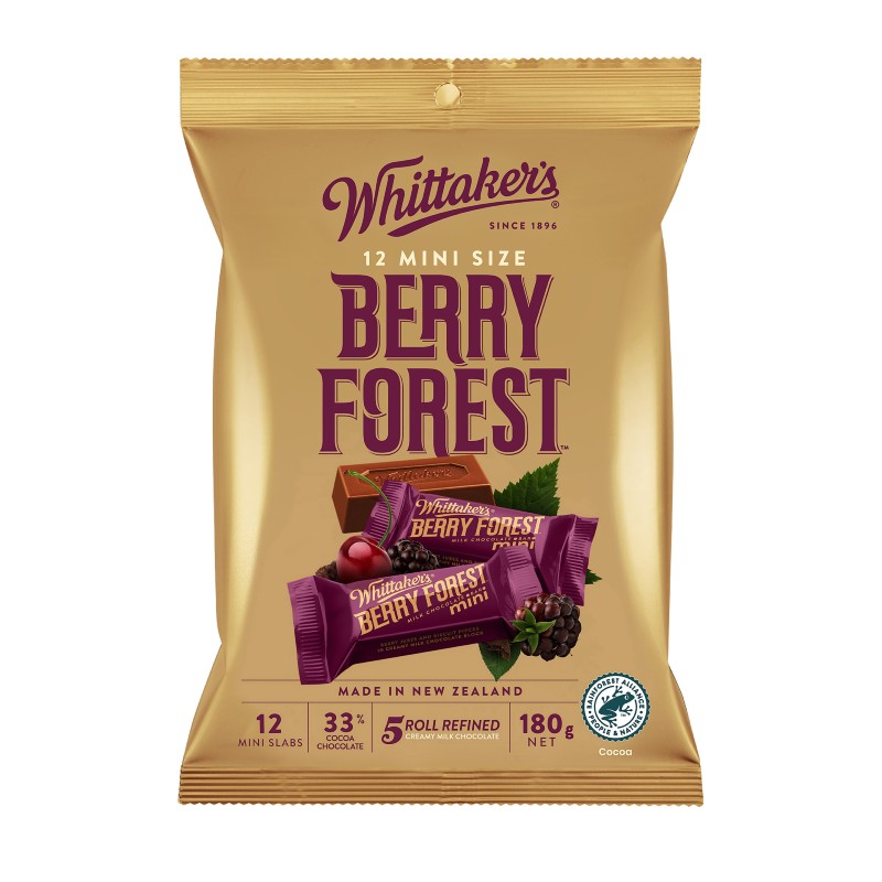 Whittaker's Berry Forest Chocolate 12s 180g