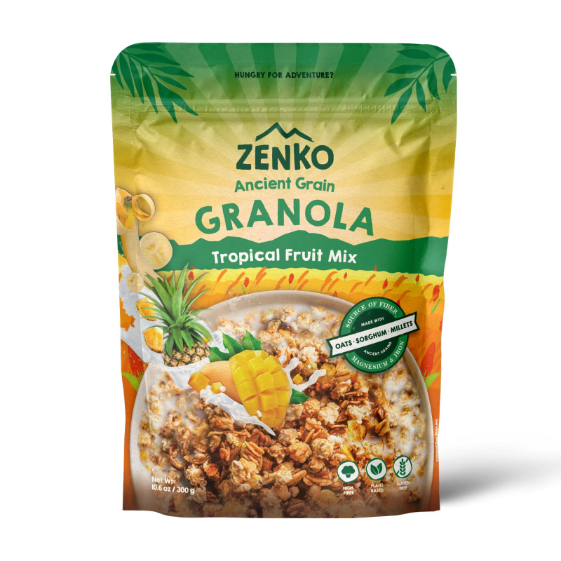 ZENKO Ancient Grain Granola Tropical Fruit