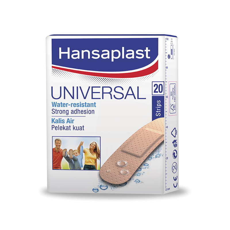 Hansaplast Water Resistant Plasters 20s