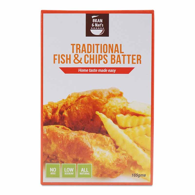 BRAN & NAT'S Fish & Chip Batter Mix