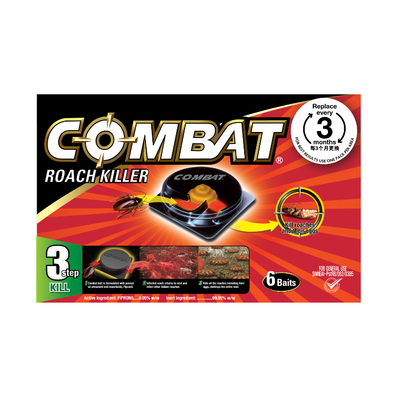 Combat Roach Killer Insect Baits 6s