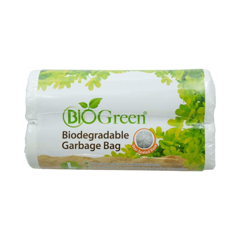 BIOGREEN Biodegradable Large Garbage Bags 76cm x 100cm 2 Roll x