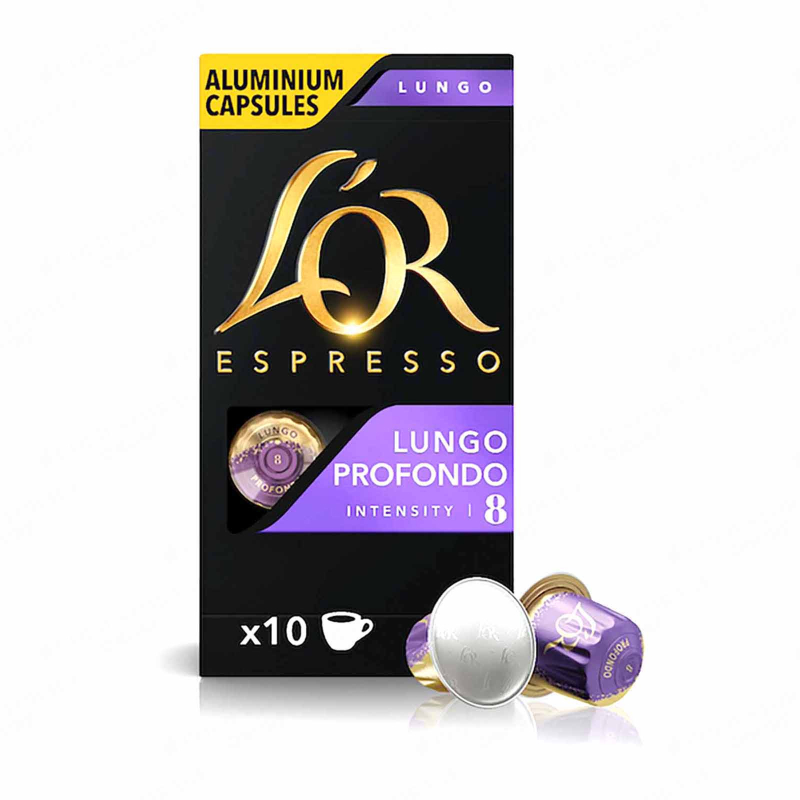 L'OR Lungo Profondo N10 Coffee Capsules