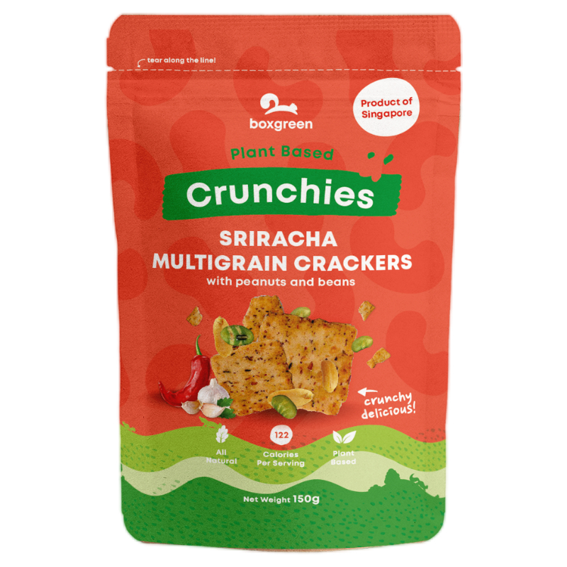BOXGREEN Sriracha Multigrain Crackers
