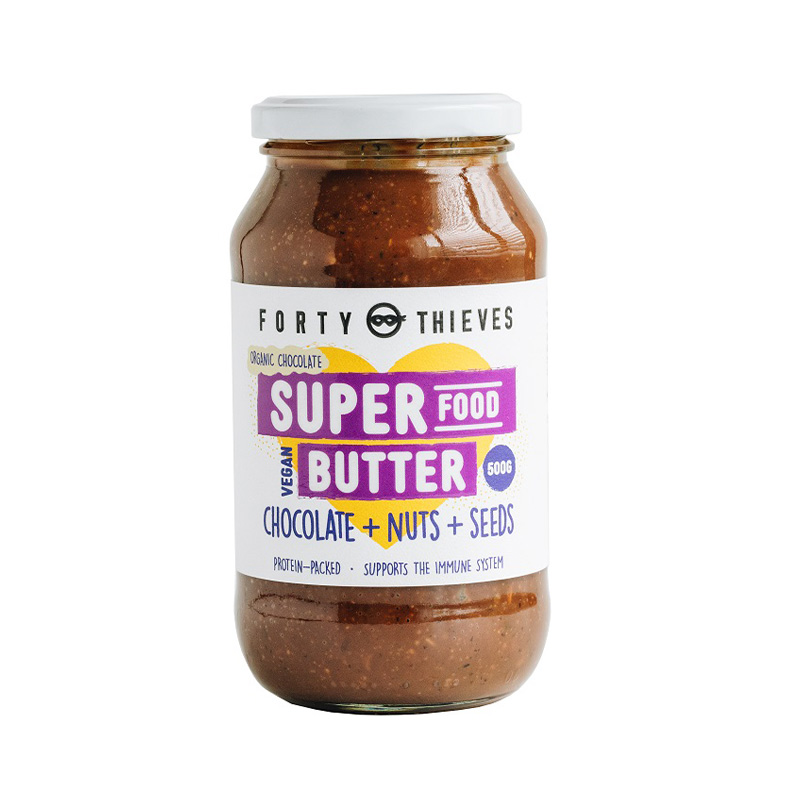 FORTY THIEVES Superfood Organic Dark Chocolate Peanut Butter