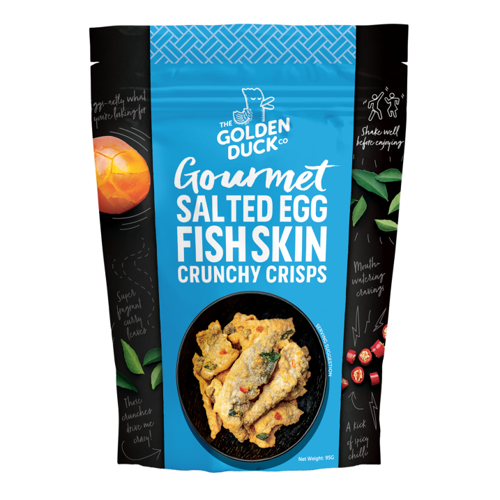 THE GOLDEN DUCK Salted Egg Fish Skin Crisp