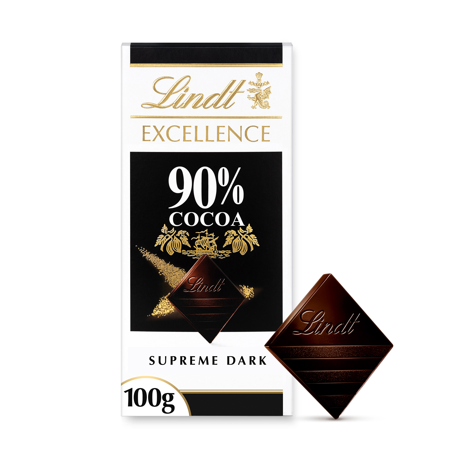 Lindt Excellence 90% Cocoa Supreme Dark Chocolate 100g