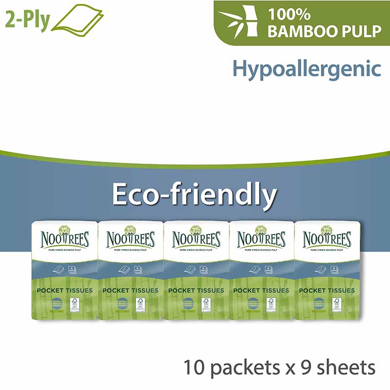 NOOTREES Bamboo 2-Ply Hanky Tissues