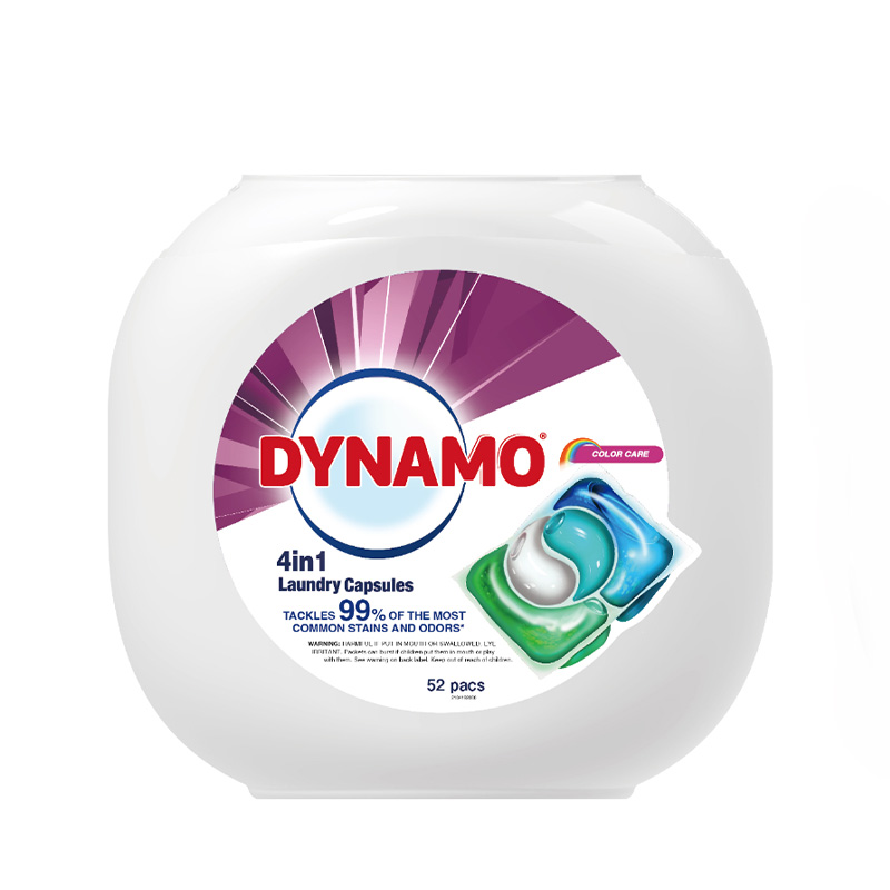 Dynamo 4-in-1 Colour Care Laundry Capsules 52s