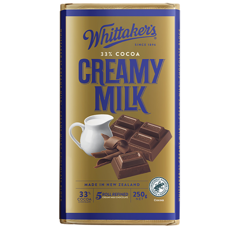 Whittaker's Creamy Milk Chocolate 250g