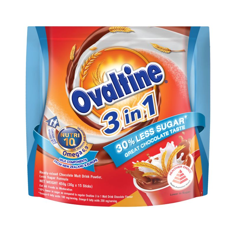 Ovaltine 3-in-1 Less Sugar x