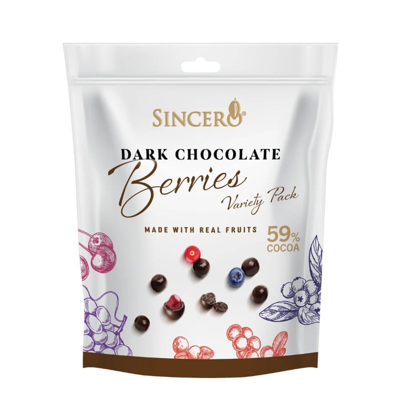 Sincero Dark Berries Variety Pack 8 x 30g