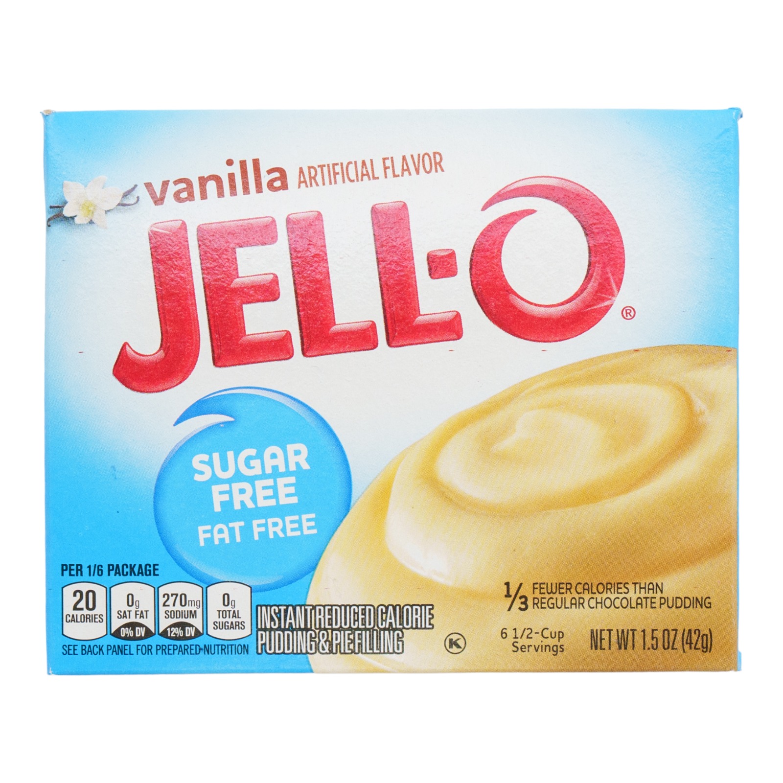 JELL-O Vanilla Instant Pudding Sugar Free 1.5oz