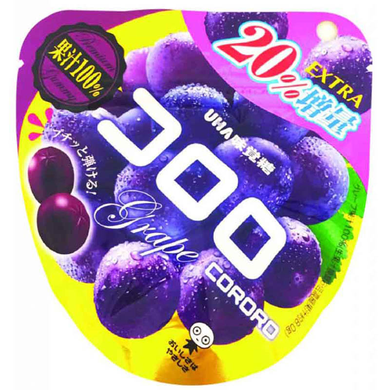 UHA Mikakutou Cororo Grape Gummy Candy
