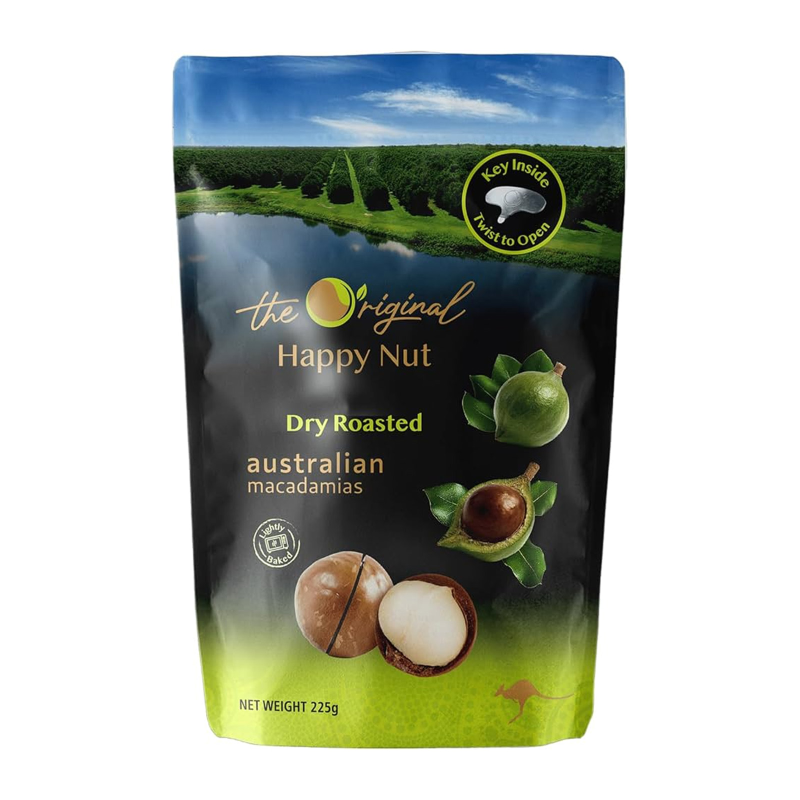 THE ORIGINAL Happy Nut Dry Roasted Macadamia Nuts