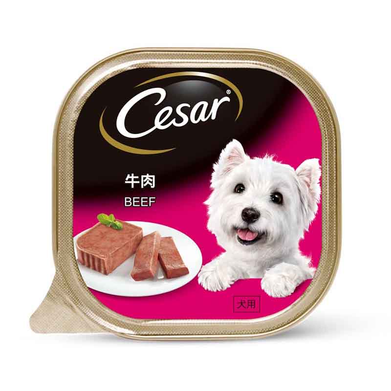Cesar Original Beef Dog Food Can