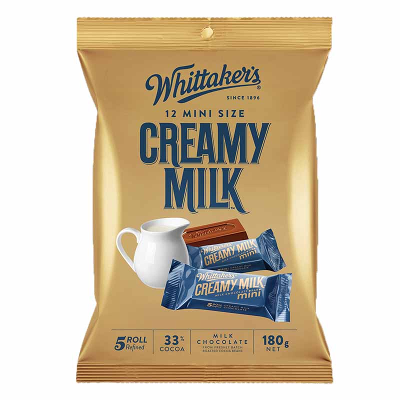 Whittaker's Creamy Milk Chocolate 12 x 15g