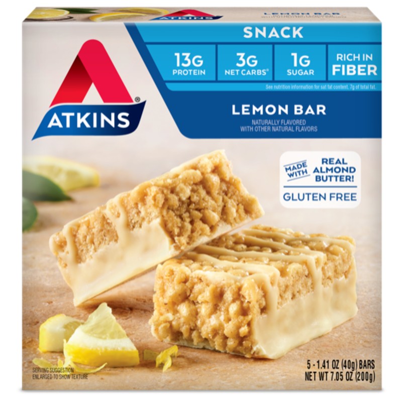 ATKINS Lemon Snacks Bar
