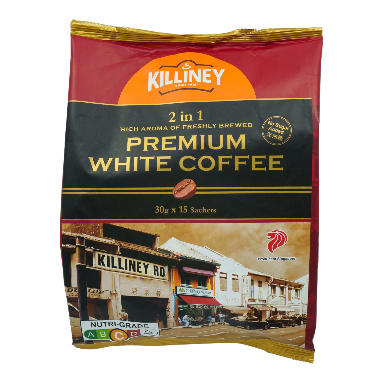 KILLINEY Premium 2-in-1 White Coffee