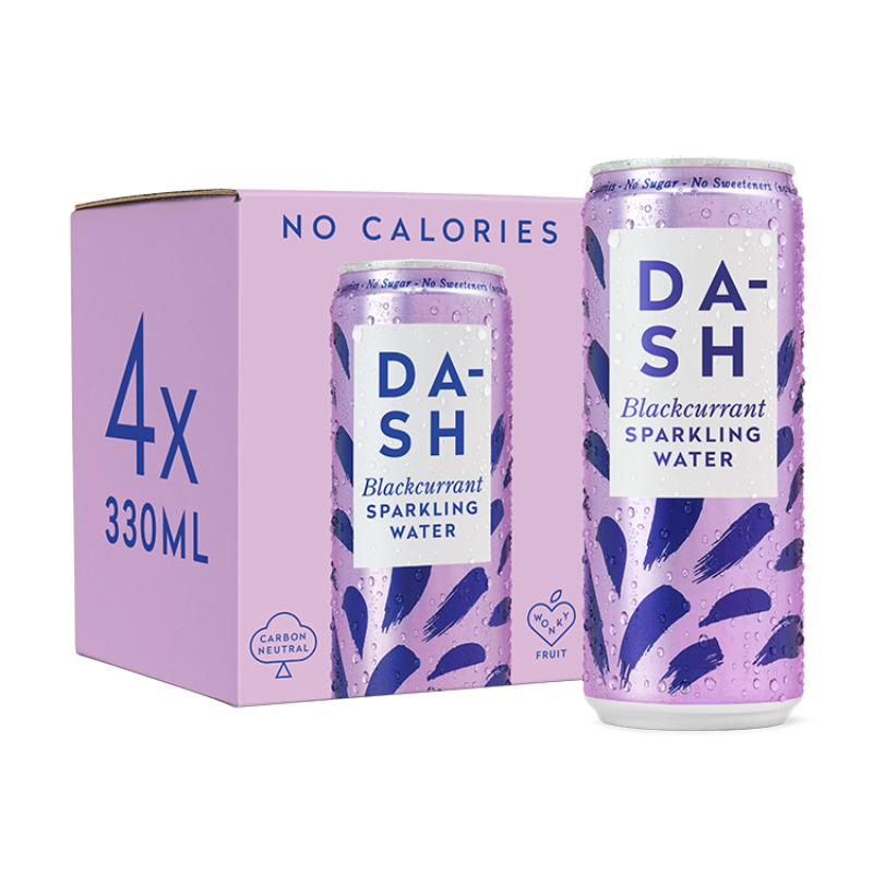DASH WATER [Bcrs] DASH WATER Blackcurrant Sparkling Water