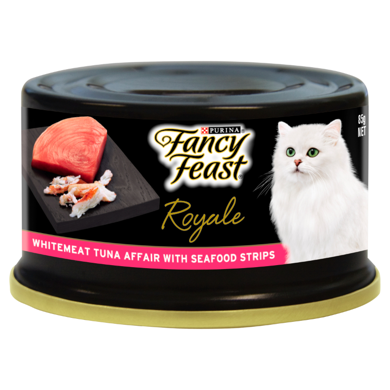 Fancy Feast Royale Tuna Whitemeat & Seafood Strips Cat Food